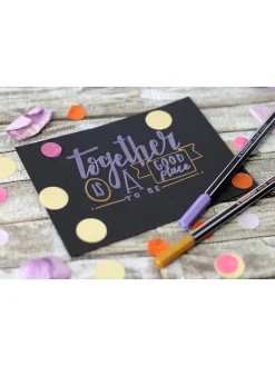 Premium Metallic-Filzstifte 