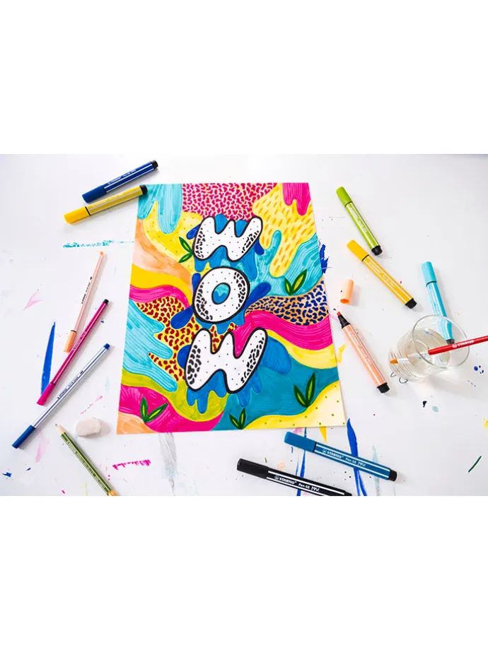 Premium-Filzstift - STABILO Pen 68 MAX ARTY" - 12 Stück