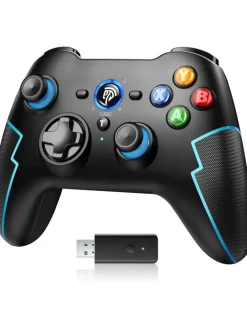 Pro Bluetooth-Controller mit Hall-Trigger Blau in Blau