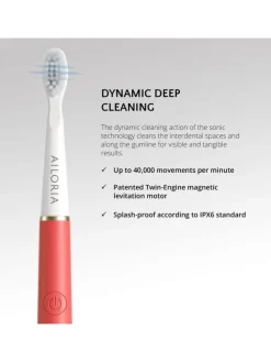 PRO SMILE Schallzahnbürste USB in Coral