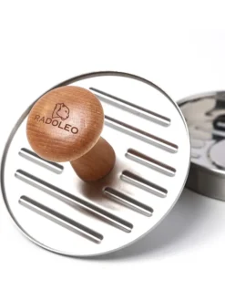 Profi Burgerpresse Edelstahl in silber