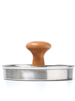 Profi Burgerpresse Edelstahl in silber