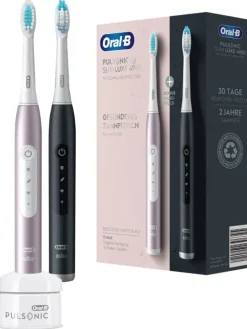 Pulsonic Slim Luxe 4900 mit 2. Handstück in Schwarz & Rosegold