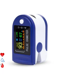 Pulsoximeter in Blau