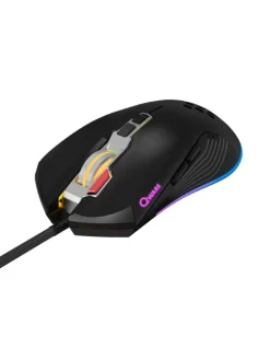 Qware Gaming Maus Tampa – Kabelgebundene Maus mit 8 Tasten & in Schwarz