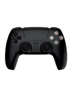 Qware Wireless Controller kompatibel mit PlayStation 4 in Schwarz