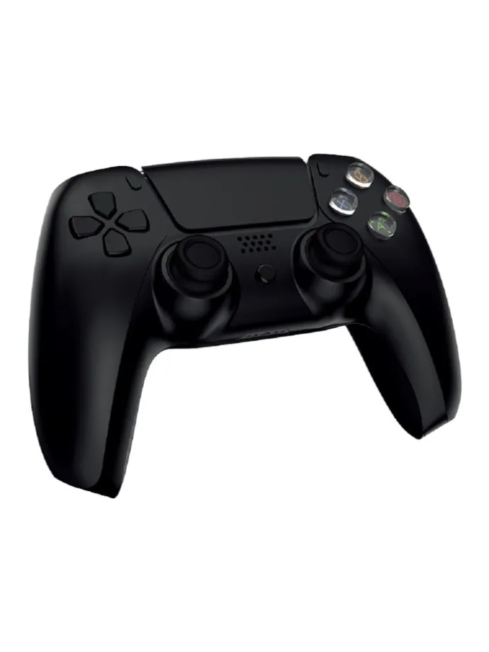 Qware Wireless Controller kompatibel mit PlayStation 4 in Schwarz