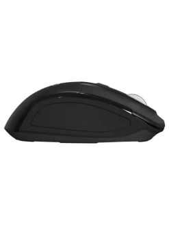 Qware Wireless Maus Glasgow – Kabellose Office-Funkmaus mit in Schwarz