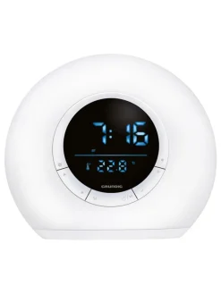 Radiowecker in Weiß