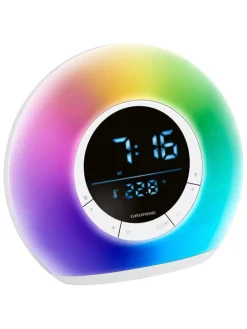 Radiowecker in Weiß