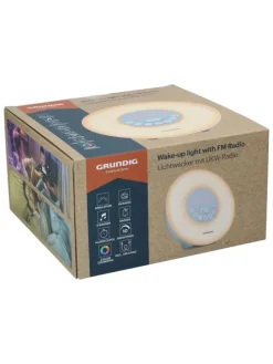 Radio-Wecker in Weiß