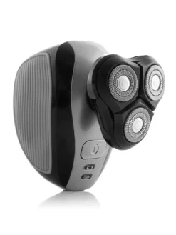 Rasierer in Schwarz mit Zubehör - (B)8 x (T)7,1 cm