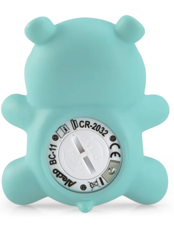 Raum- und Badewannenthermometer "BC-11 Nilpferd" in Mint