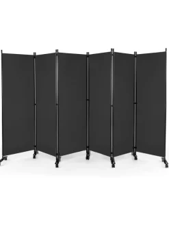 Raumteiler 6 tlg. 172cm in Grau