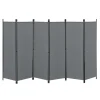 Raumteiler Huesca - 6-teilig in Grau (H)171cm (B)300cm