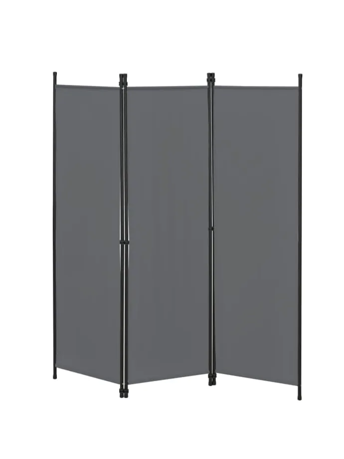 Raumteiler Huesca - 3-teilig in Grau (H)171cm (B)150cm