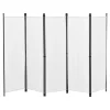 Raumteiler Huesca - 5-teilig in Beige (H)171cm (B)250cm