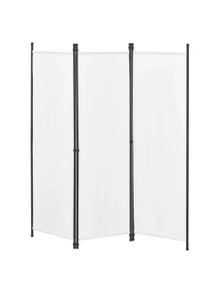 Raumteiler Huesca - 3-teilig in Weiß (H)171cm (B)150cm