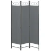 Raumteiler Saragossa 3-teilig in Grau (H)171cm (B)120cm