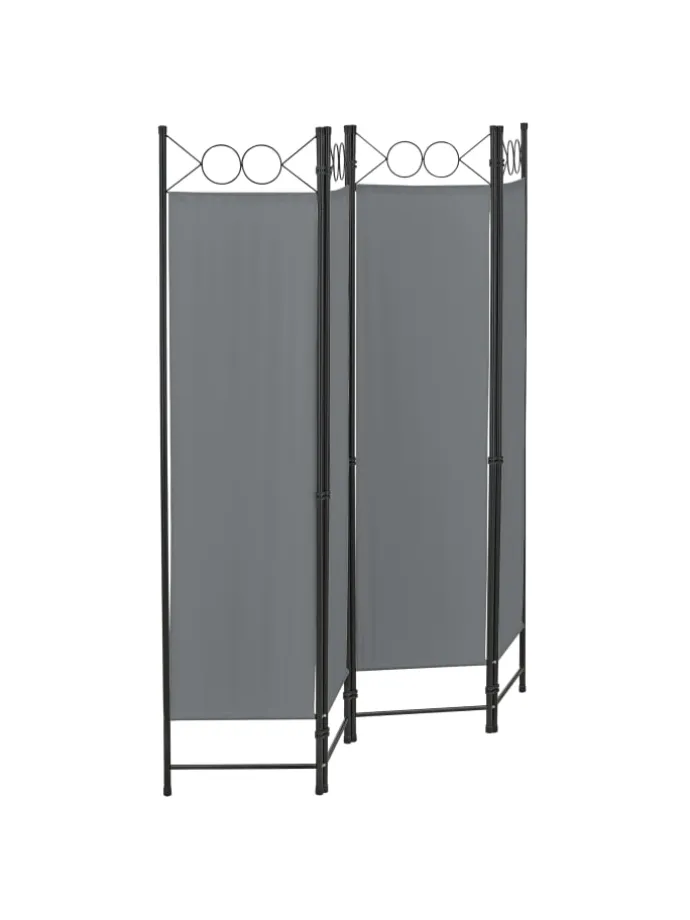 Raumteiler Saragossa 4-teilig in Grau (H)171cm (B)160cm
