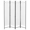 Raumteiler Saragossa 4-teilig in Weiß (H)171cm (B)160cm
