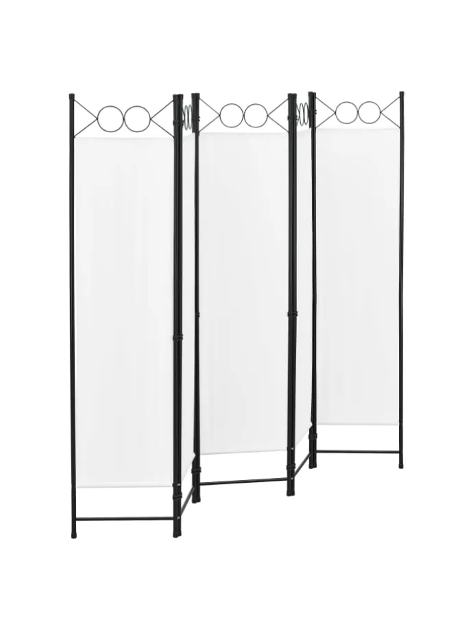 Raumteiler Saragossa 5-teilig in Weiß (H)171cm (B)200cm