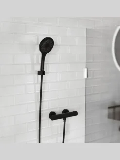 RAVEN Handbrause-Set, Schwarz matt