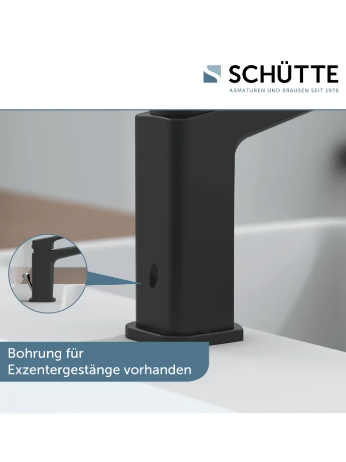 RAVEN Waschtischarmatur, Schwarz matt