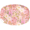 Rechteckiger Teller aus Plate Daisy Dearest in rosa