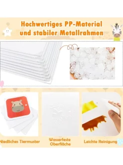 Regalsystem mit 8 Würfeln in Weiß