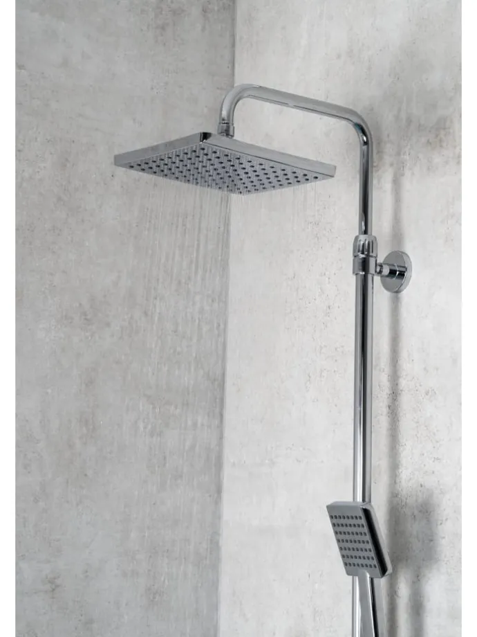 Regendusch-Set Monaco chrom