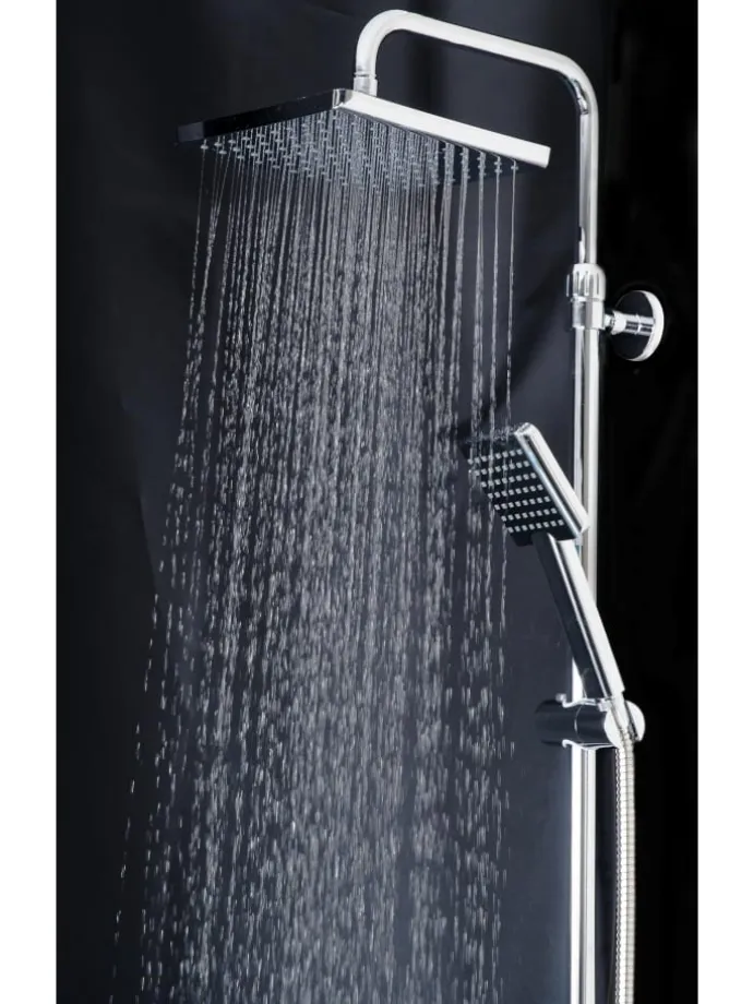 Regendusch-Set Monaco chrom