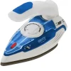 Reise-Bügeleisen in Weiß/ Blau