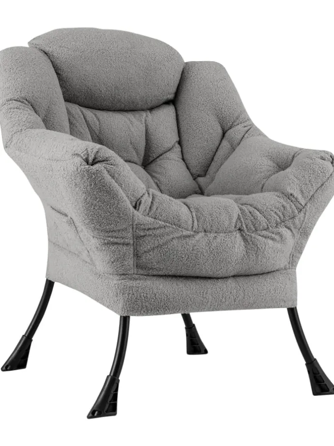 Relaxsessel gepolstert in Grau