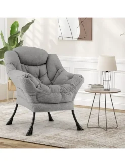 Relaxsessel gepolstert in Grau