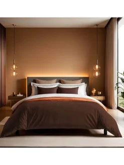 Renforcè-Bettbezug in Braun