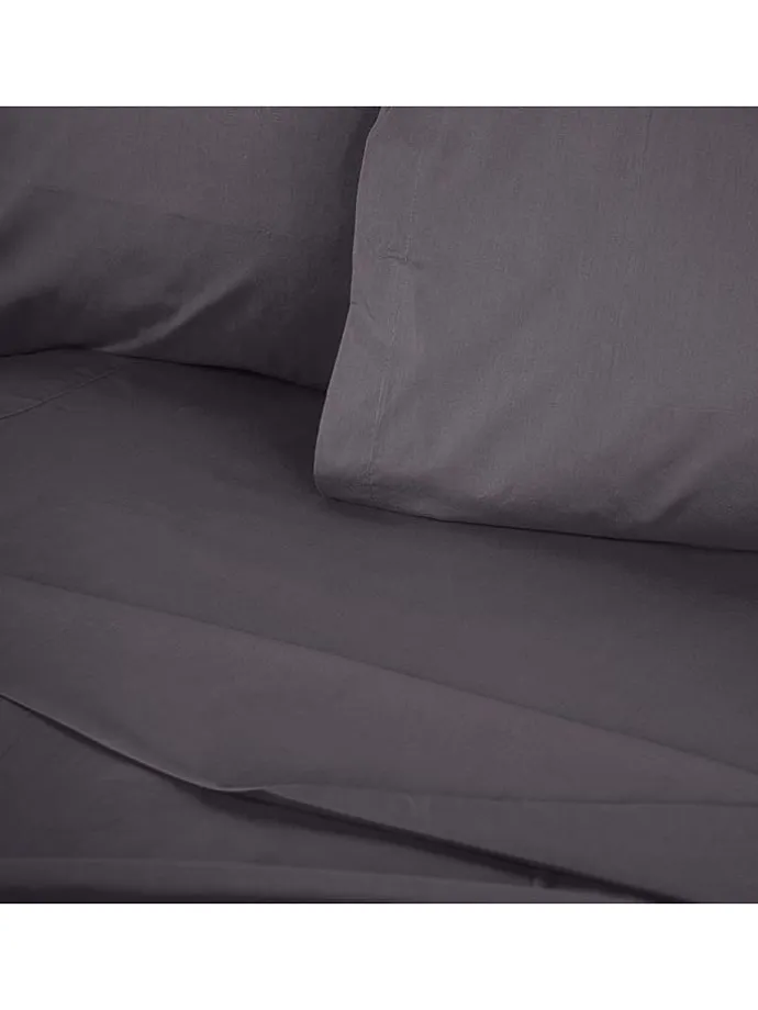 Renforcè-Bettbezug in Dunkelgrau