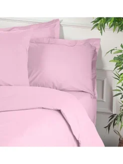 Renforcè-Bettbezug in Hellrosa