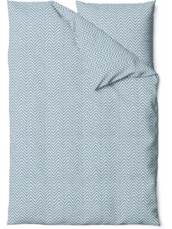 Renforcé-Bettwäsche-Set "Grebur" in Hellblau