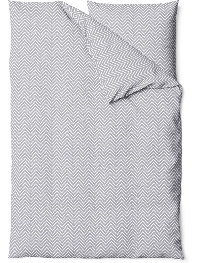 Renforcé-Bettwäsche-Set "Grebur" in Hellgrau