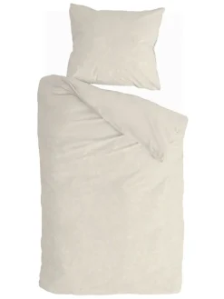 Renforcé-Bettwäsche-Set "Yarrow Elegance" in Creme