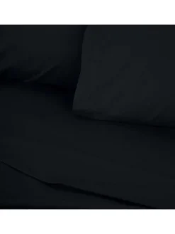 Renforcè-Spannbettlaken in Schwarz