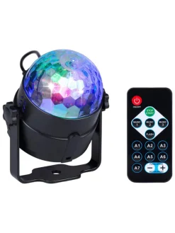 RGB-Bühnenlicht in Schwarz - (B)11 x (H)11,5 x (T)9 cm