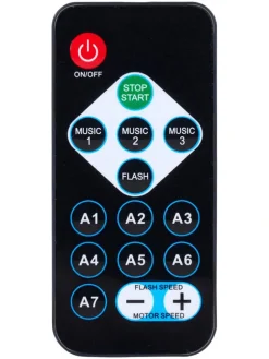 RGB-Bühnenlicht in Schwarz - (B)11 x (H)11,5 x (T)9 cm