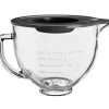 Rührschüssel "5KSM5GB" in Transparent/ Schwarz - 4,7 l