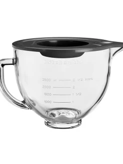 Rührschüssel "5KSM5GB" in Transparent/ Schwarz - 4,7 l