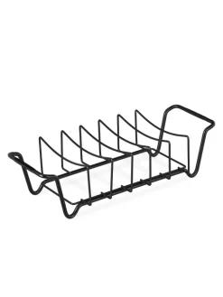 Rippchenhalter in Schwarz