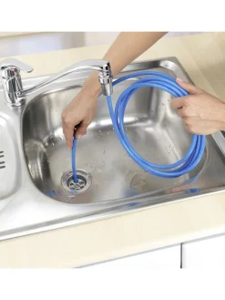 Rohrreinigungsschlauch in Blau - (L)250 x Ø 3 cm