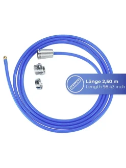 Rohrreinigungsschlauch in Blau - (L)250 x Ø 3 cm