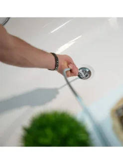 Rohrreinigungsspirale in Silber - 5 m